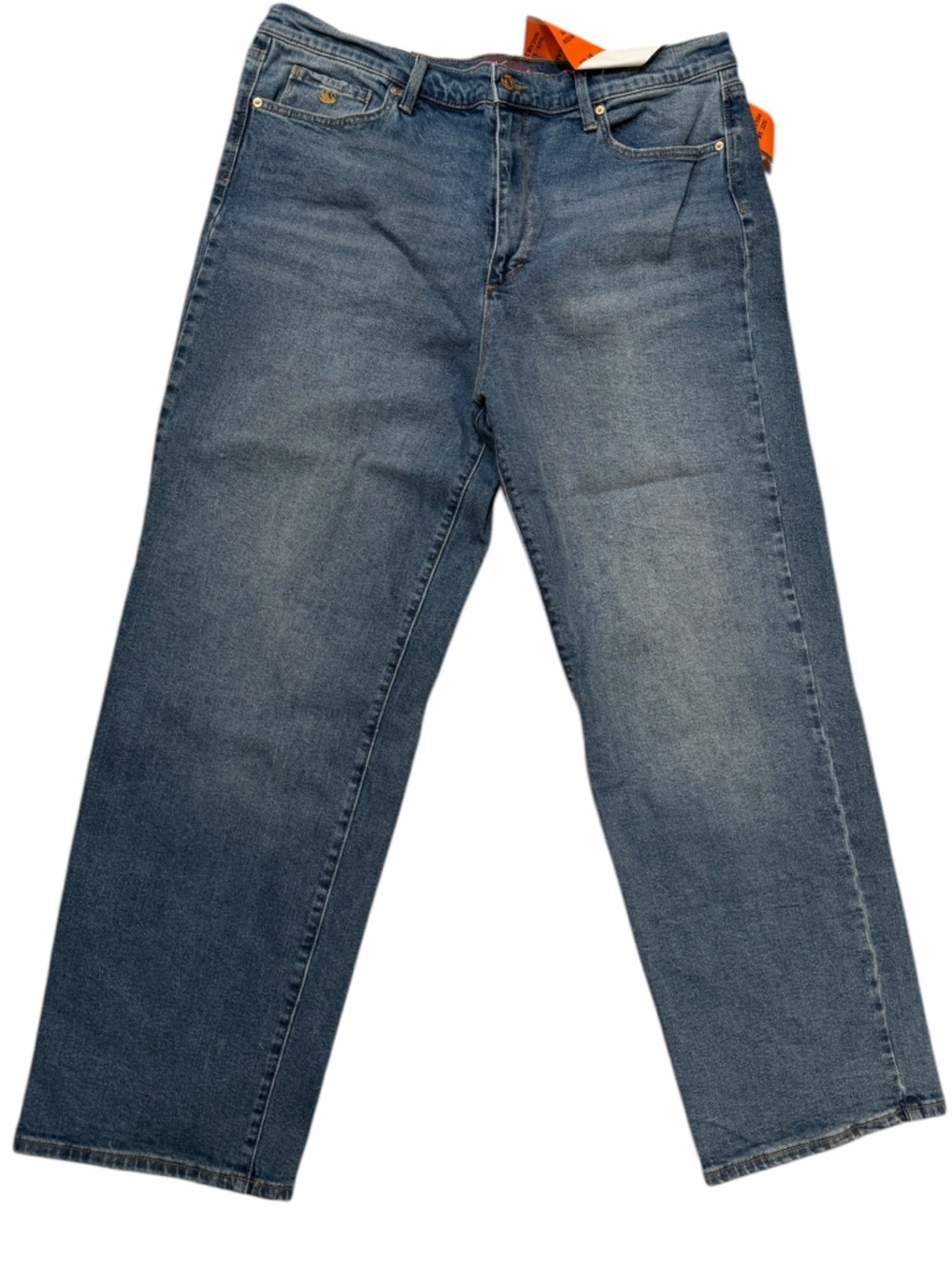 GLORIA VANDERBILT High Rise RELAXED STRAIGHT JEAN DENIM 31” Inseam Plus Size 16 - Picture 4 of 9
